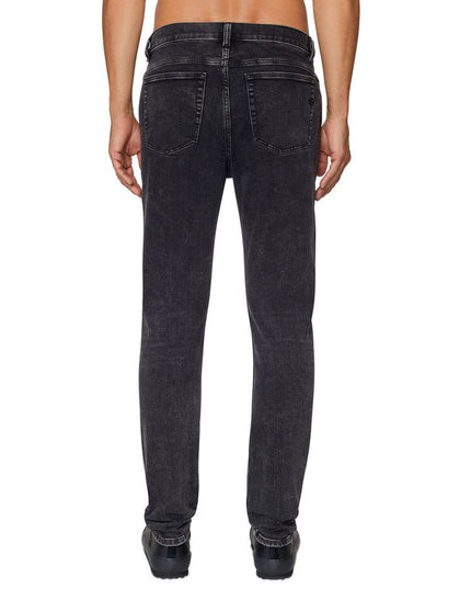 Diesel Black Cotton Men Jean