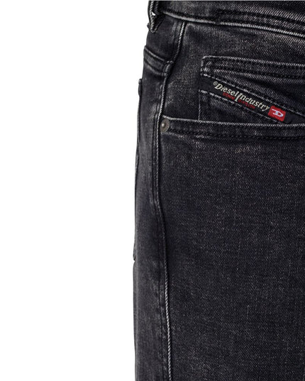 Diesel Black Cotton Men Jean