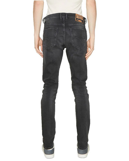 Diesel Black Cotton Men Jeans