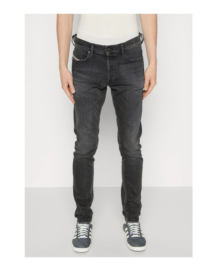 Diesel Black Cotton Men Jeans