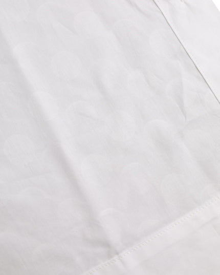 Dolce & Gabbana White Collared Short Sleeve Polo Shirt Top