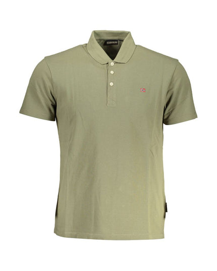 Napapijri Green Cotton Polo Shirt
