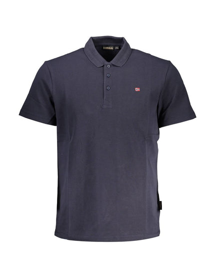 Napapijri Blue Cotton Polo Shirt