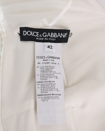 Dolce & Gabbana Multicolor Sequined Stretch Bustier Top