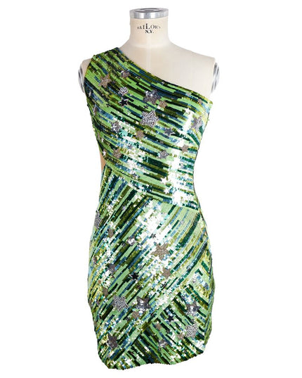 Elisabetta Franchi Green Polyamide Women Dress