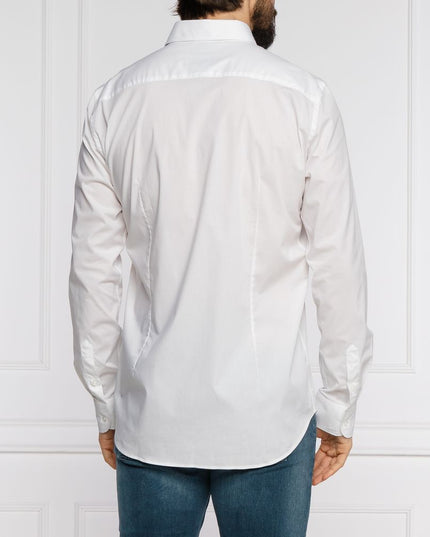 Aeronautica Militare White Cotton Men Shirt