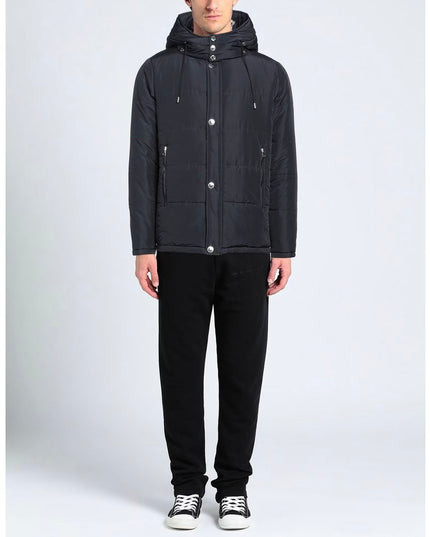 Aquascutum Blue Polyamide Men Jacket