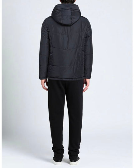 Aquascutum Blue Polyamide Men Jacket