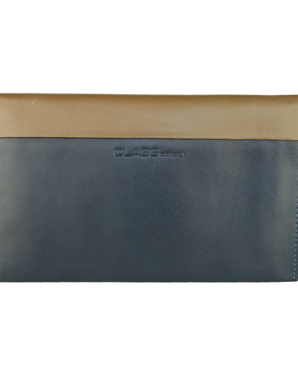 Cavalli Class Blue Leather Men Wallet
