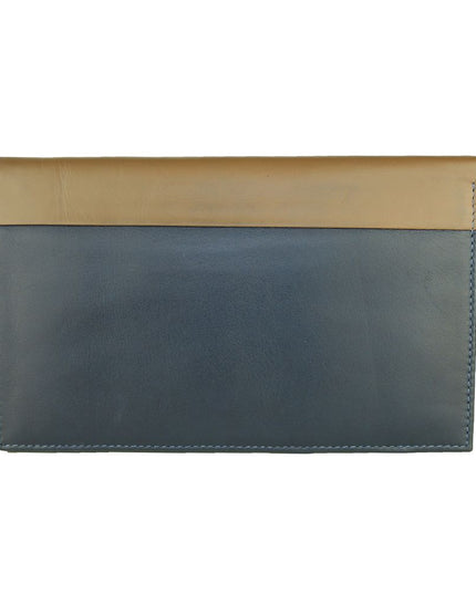 Cavalli Class Blue Leather Men Wallet