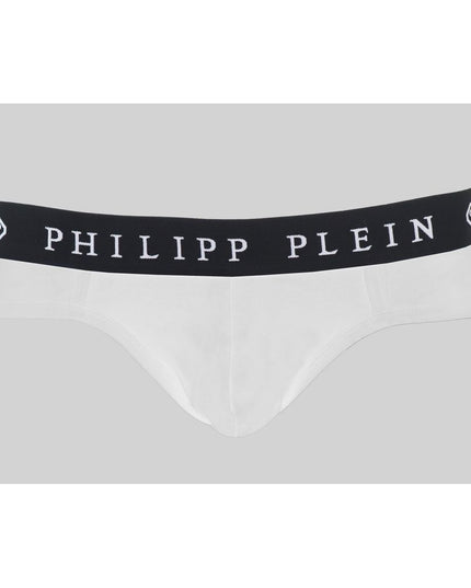 Philipp Plein White Cotton Men Boxer Short
