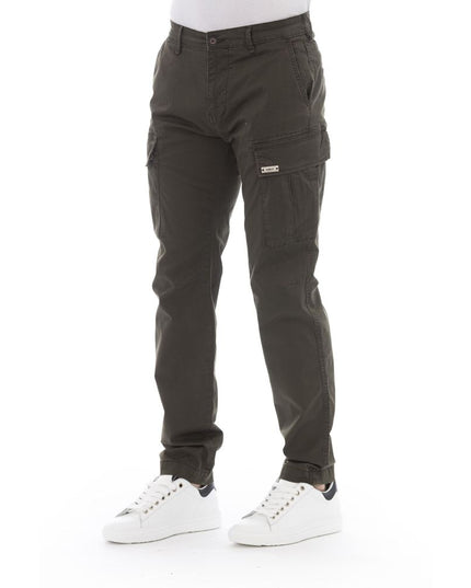 Baldinini Trend Army Cotton Men Cargo Trouser