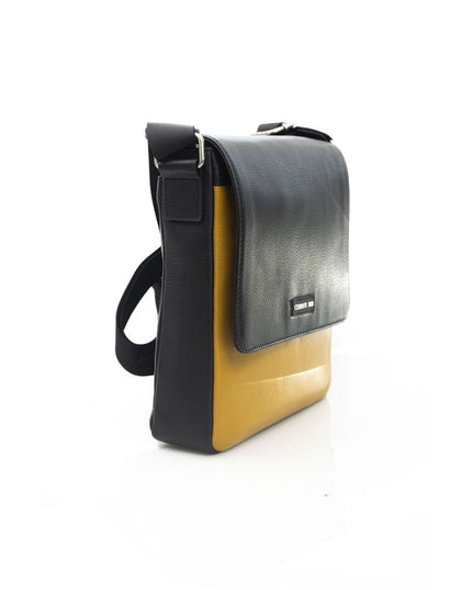 Cerruti 1881 Yellow Leather Women Crossbody