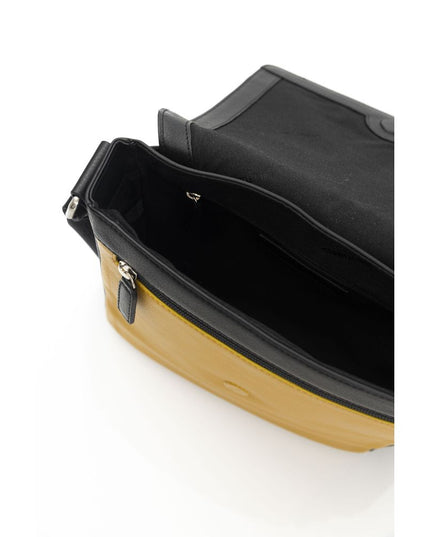 Cerruti 1881 Yellow Leather Women Crossbody