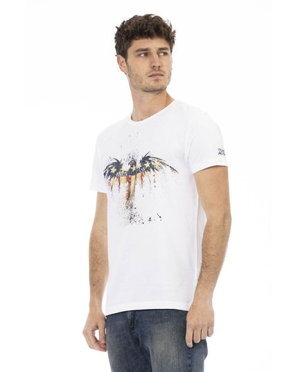Trussardi Action White Cotton Men's T-Shirt