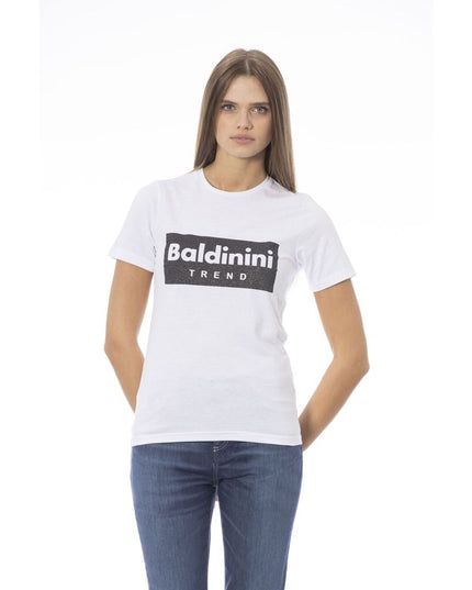 Baldinini Trend White Cotton Women T-Shirt