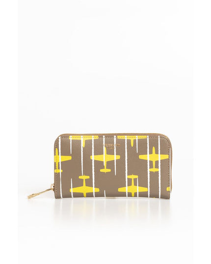 Trussardi Beige Leather Women Wallet