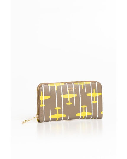 Trussardi Beige Leather Women Wallet