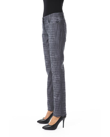 BYBLOS Black Viscose Women Pants