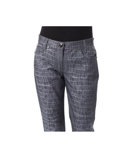 BYBLOS Black Viscose Women Pants