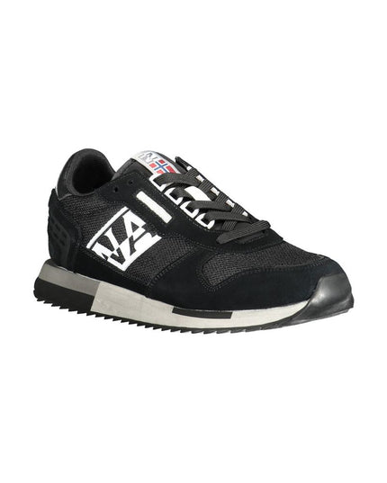 Napapijri Black Leather Men Sneaker