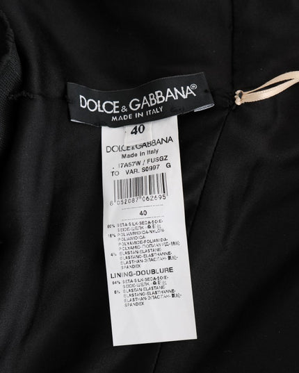 Dolce & Gabbana Gold Silk Stretch Romper Body