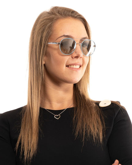 Guess Turquoise Metal Sunglasses