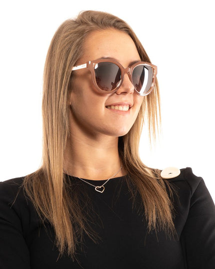 Guess Brown Metal & Plastic Sunglasses