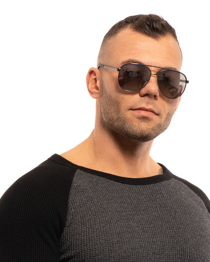 Guess Gray Metal Sunglasses