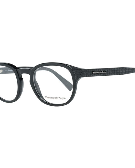 Ermenegildo Zegna Black Plastic Glasses (Frames)