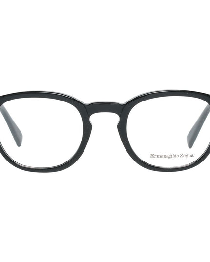 Ermenegildo Zegna Black Plastic Glasses (Frames)