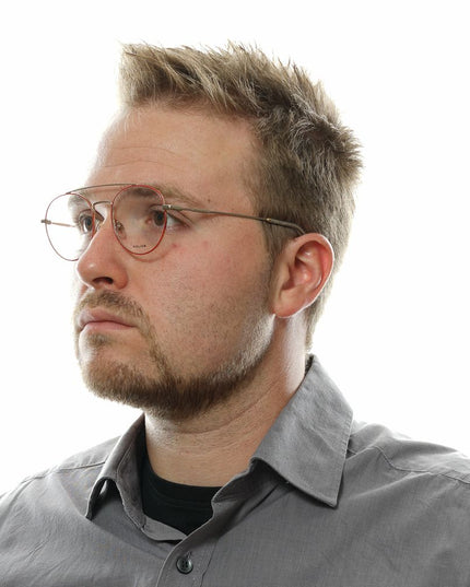 Police Red Metal & Plastic Glasses (Frames)