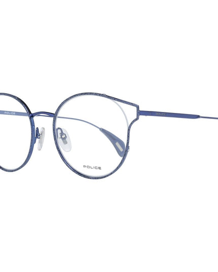Police Blue Metal & Plastic Glasses (Frames)