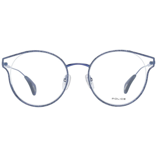 Police Blue Metal & Plastic Glasses (Frames)