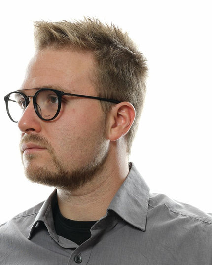 Police Black Metal & Plastic Glasses (Frames)