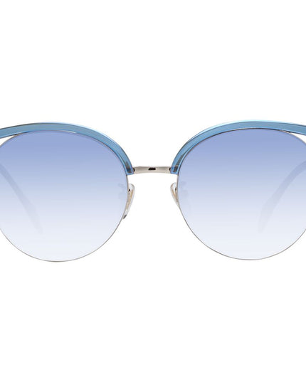 Police Blue Metal & Plastic Sunglasses