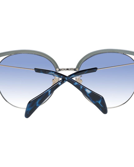 Police Blue Metal & Plastic Sunglasses