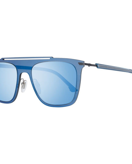 Police Blue Metal & Plastic Sunglasses