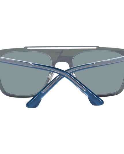 Police Blue Metal & Plastic Sunglasses