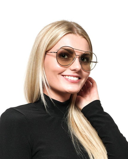 Web Gold Metal Sunglasses