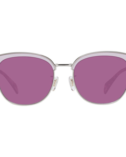 Police Burgundy Metal & Plastic Sunglasses