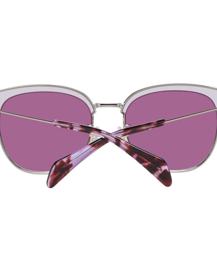 Police Burgundy Metal & Plastic Sunglasses
