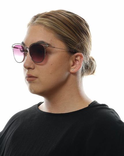 Police Burgundy Metal & Plastic Sunglasses