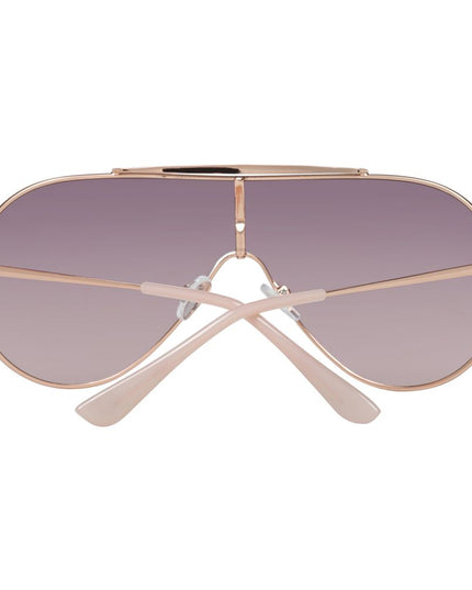 Guess Rose Gold Metal Sunglasses