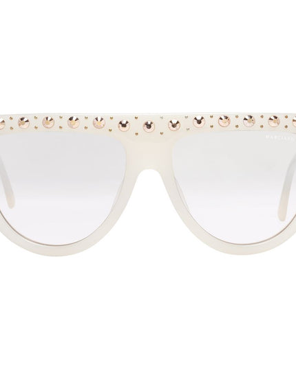 Marciano by Guess White Plastic Sunglasses