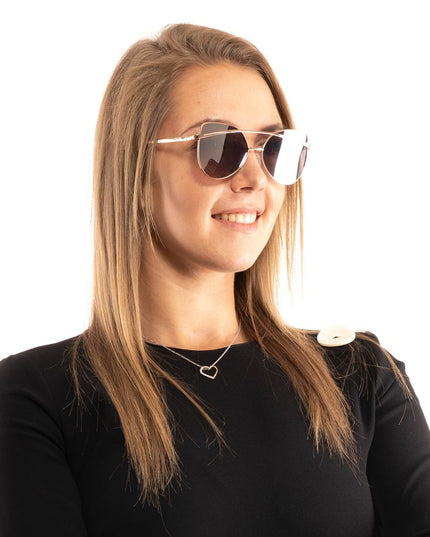 Guess Rose Gold Metal Sunglasses
