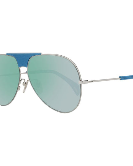Police Blue Plastic Sunglasses