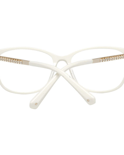 Swarovski White Metal & Plastic Glasses (Frames)