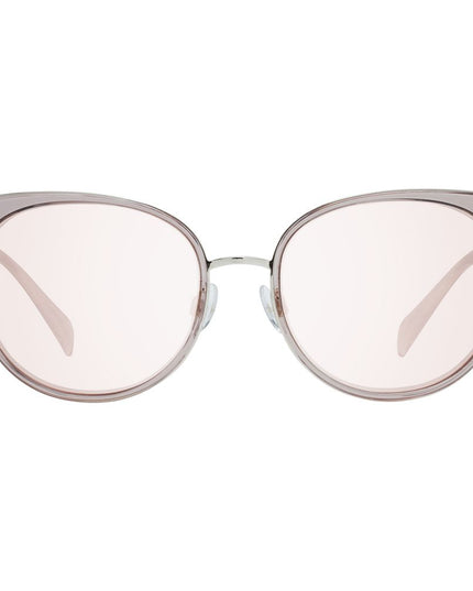 Karen Millen Pink Metal & Plastic Sunglasses
