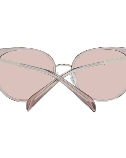 Karen Millen Pink Metal & Plastic Sunglasses